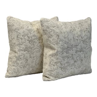 Custom Feather/Down Pillows - a Pair For Sale