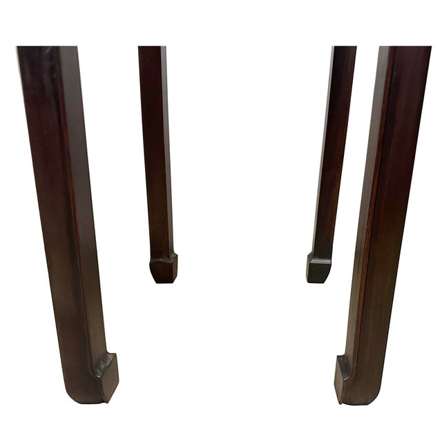 Chinese Antique Chinese Ming-Style Square Stand, Side Table, Display Pedestal For Sale - Image 3 of 10