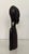 Vintage African Hand Carved Heavy Ebony Wood Female Bust Sculpture For Sale In New York - Image 6 of 8