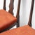 Brown Brown Wood and Fabric Chairs, 1950s, Set of 4 For Sale - Image 8 of 12