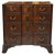 20th Century English Edwardian Flame Mahogany Serpentine Chest, 1890s For Sale