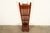 Late 20th Century Frank Lloyd Wright Style Arts & Crafts Mahogany Monumental High Back Side Chair or Dining Chair For Sale - Image 5 of 13