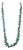 Southwestern Turquoise Nugget and Silver-Tone Bead Necklace – 25″ For Sale
