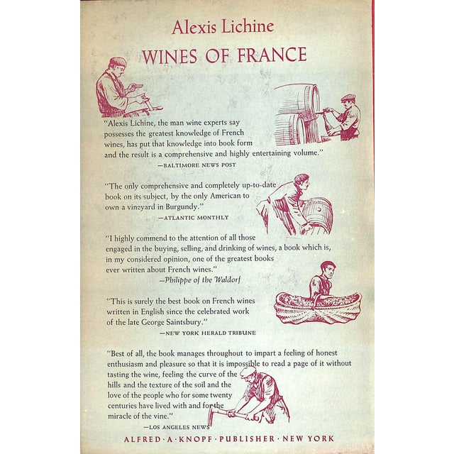 "Wines of France" 1958 Lichine, Alexis For Sale - Image 4 of 6