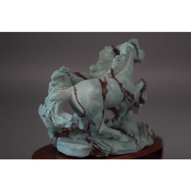 Two Horses Playing & Running Wildly and Chasing Each Other, 1960 For Sale - Image 15 of 18