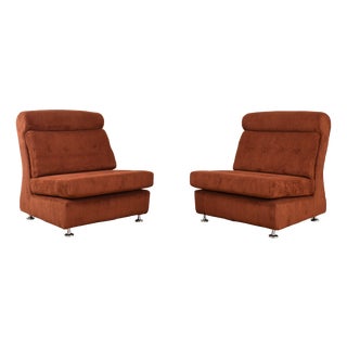 Vintage Italian Lounge Chairs, 1970s, Set of 2 For Sale