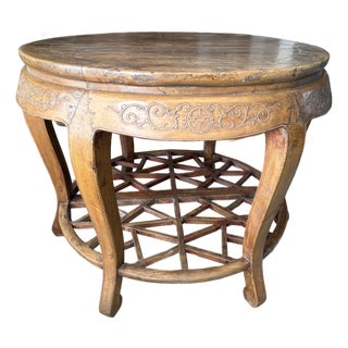Pair of 18th Century Chinese Demilune Tables For Sale