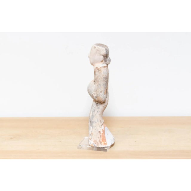 Plastic Han Dynasty Style Chinese Sculpture For Sale - Image 7 of 10