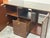 Lily Jack Walnut Bespoke Credenza + Glass Top For Sale - Image 9 of 12