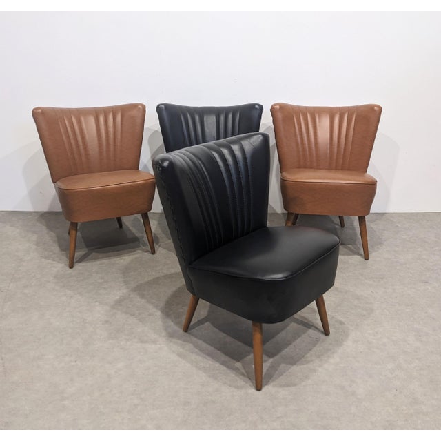 Cocktail Chairs, 1960s, Set of 4 For Sale - Image 4 of 7