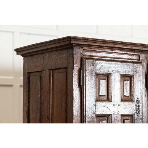 Large 18th Century French Oak Housekeepers Cupboard, 1760s For Sale - Image 9 of 18