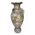 Large 44 Inch High Quality Japanese Satsuma Earthenware Decorative Floor Vase For Sale
