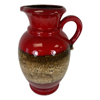 Fat Lava Floor Vase from Scheurich Keramik, 1960s For Sale