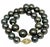 Diamond Tahitian Pearl Necklace 14k Gold Certified For Sale - Image 4 of 9