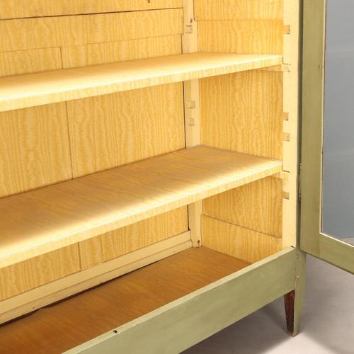 Directoire Wardrobe in Lacquered and Painted Walnut For Sale - Image 12 of 15