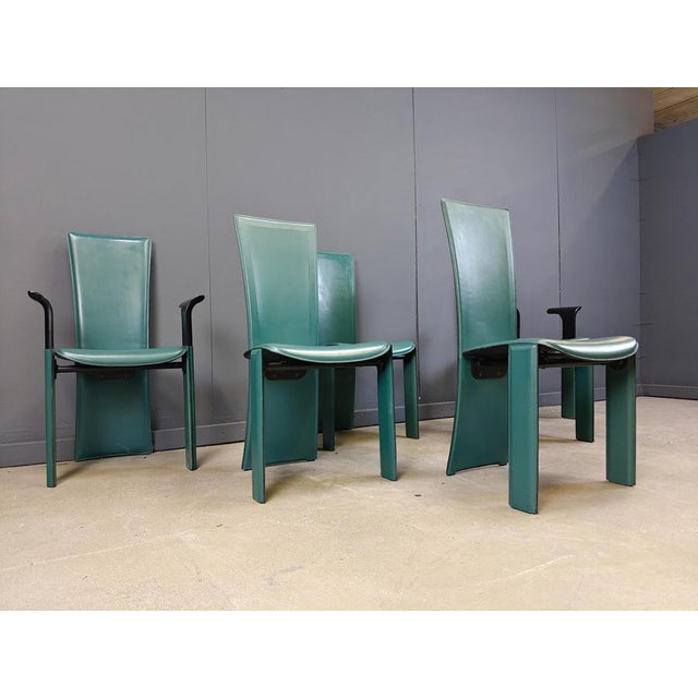 Animal Skin Vintage Dining Chairs attributed to Pietro Costantini, 1980s, Set of 6 For Sale - Image 7 of 12