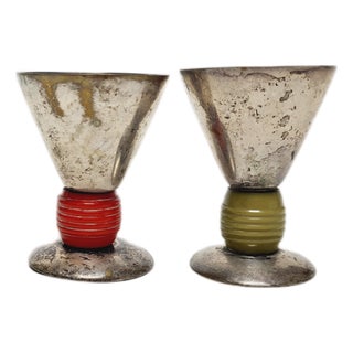 Art Deco Egg Chalices, Germany, 1950s, Set of 2 For Sale