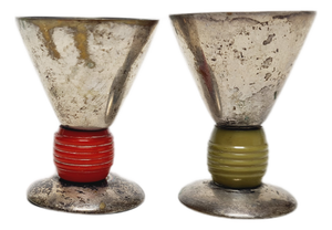 Art Deco Egg Chalices, Germany, 1950s, Set of 2