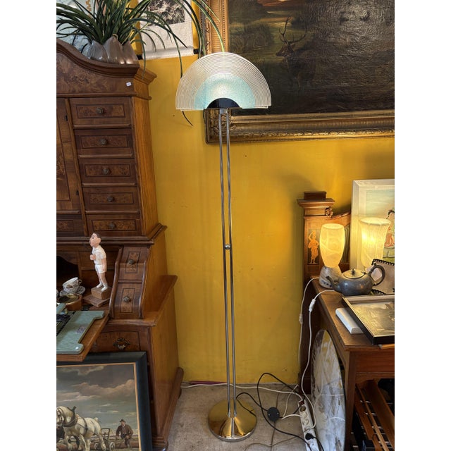 Vintage Floor Lamp in Chrome Plating, 1980s For Sale - Image 13 of 13
