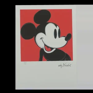 1986 Carnegie Museum of Art Andy Warhol Mickey Mouse2974/5000 Lithograph