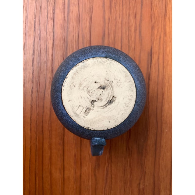 Vintage German Blue Ceramic Jug, 1970s For Sale - Image 15 of 18