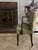 Mid 20th Century Mid Century Arm Chair in Velvet With Nail Heads For Sale - Image 5 of 11