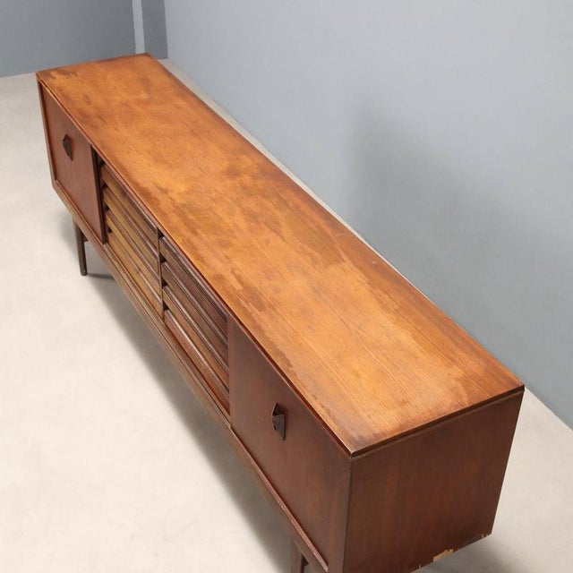 Vintage Sideboard in Teak Veneer, 1960s For Sale - Image 10 of 13