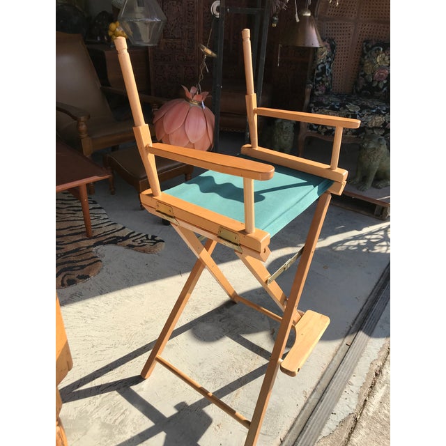 Gold Medal Gold Medal Original Directors Chair- Fold Up Canvas For Sale - Image 4 of 8