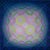 Victor Vasarely (1906-1997) OKTA-POS Heliogravure after a work by the artist On heavy paper, 27 x 27 cm (approx. 11 x 11...