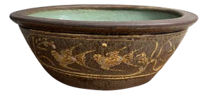 Antique Japanese Ceramic Water Pot, 1910s