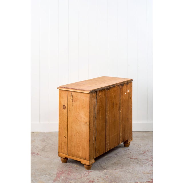 19th Century Two Over Two Victorian Pine Chest For Sale - Image 4 of 12