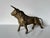 Brass Vintage Solid Brass Bull Sculpture For Sale - Image 8 of 10