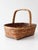 Mid 20th Century Vintage Woven Gathering Basket For Sale - Image 5 of 14