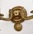 Pair Neoclassic Dolphin Shell Brass Wall Sconces For Sale - Image 10 of 13
