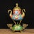 Metal Cloisonné Enamel Turtle & Crane Incense Burner For Sale - Image 7 of 9