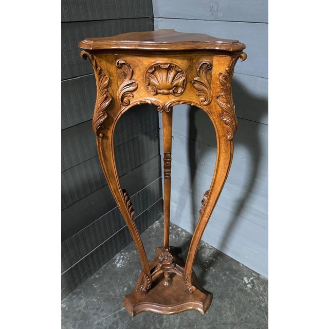 French Walnut Side Table, 1900s For Sale - Image 16 of 16