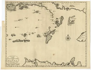 Map of the Southeastern Part of the Banda Islands including Northern Australia, 1726