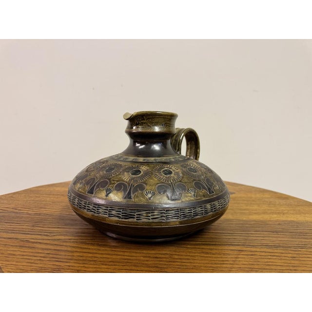 Vintage Belgian Ceramic Jug, 1970s For Sale - Image 3 of 14