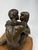 Bronze Statue Couple of Lovers with Ashtray and Wood Base, 1930s For Sale - Image 3 of 12