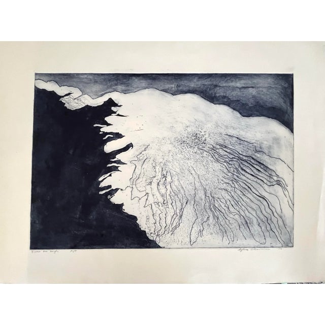 Original Etching titled “From Above artist proof signed lower right. On fine quality paper measuring image 12 x 17.5...