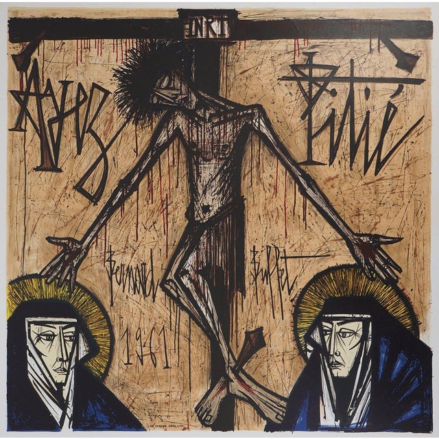 Bernard Buffet, Have Mercy, Lithograph For Sale - Image 3 of 8