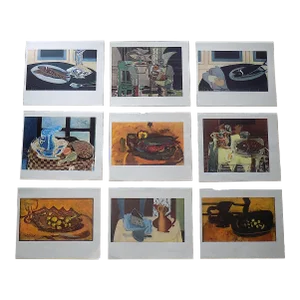 Vintage Mid 20th Century Georges Braque Lithographs - Set of 9
