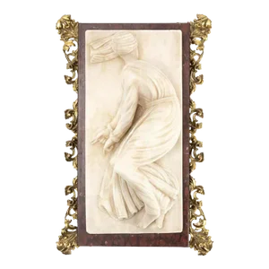 19th Century Grand Tour Model "Martyrdom of St Cecilia" Marble Sculpture