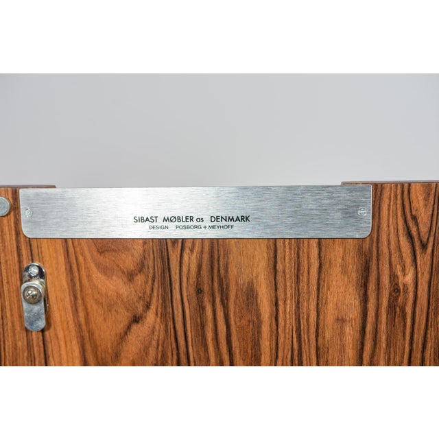 Mid-Century Rosewood Office Cabinet by Posborg I Meyhoff for Sibast, Denmark, 1980s For Sale - Image 18 of 18