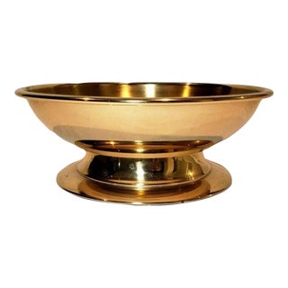 Vintage Saxton Inc. Paul Revere Style Footed Bronze Bowl For Sale