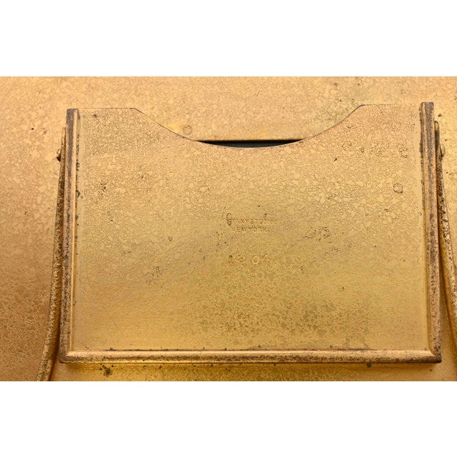 Tiffany Studios New York Graduate Bronze Doré Desk Calendar Frame or Picture Frame For Sale - Image 9 of 12