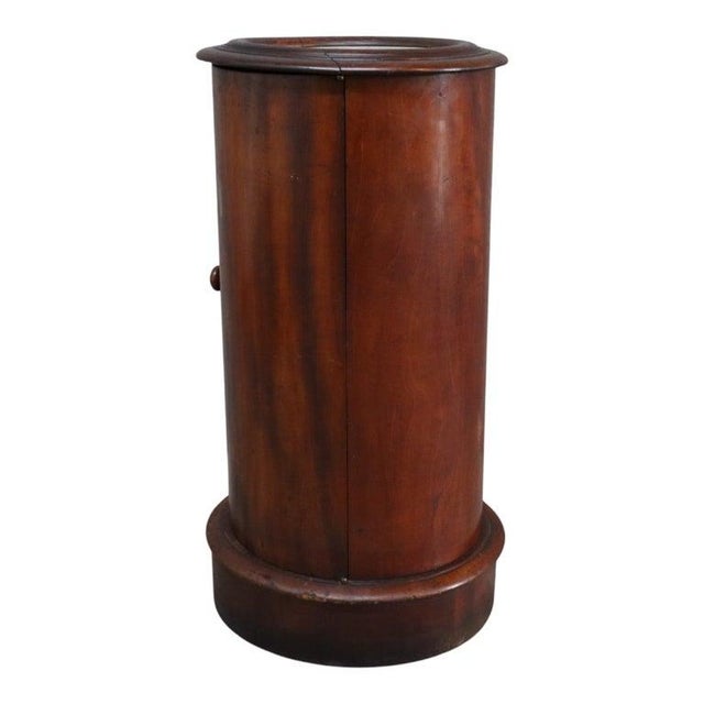 Wood American Empire Mahogany Marble Top Mixing Table C1840 For Sale - Image 7 of 8