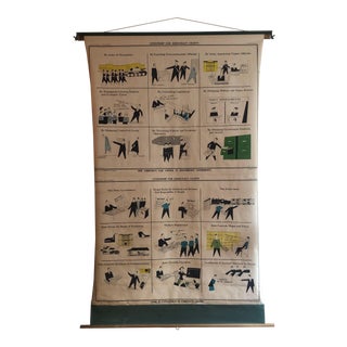 Vintage Political Educational Poster For Sale