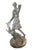 Mediterranean Classical Cast Iron Statue of Diana the Huntress With Stag For Sale - Image 3 of 12