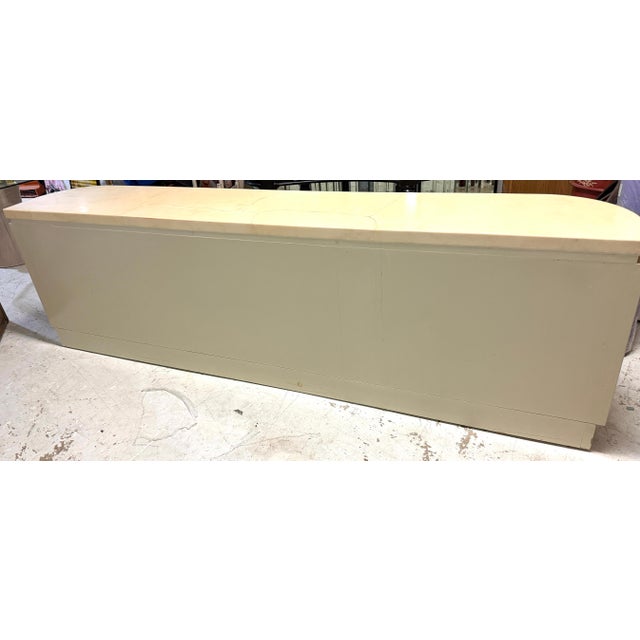 Monumental Karl Springer Goatskin Lacquer Credenza / Sideboard For Sale - Image 9 of 18